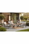 Hanah Home Conjunto de Jardín Nergiz 2+1+1 - Crema